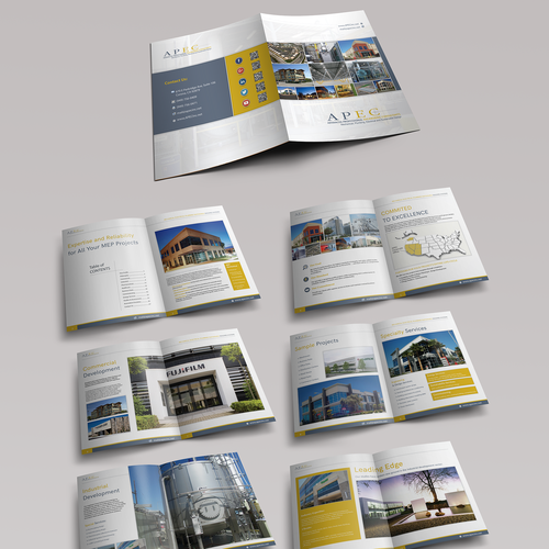 Design a Professional Booklet for an Engineering Firm | Brochure contest