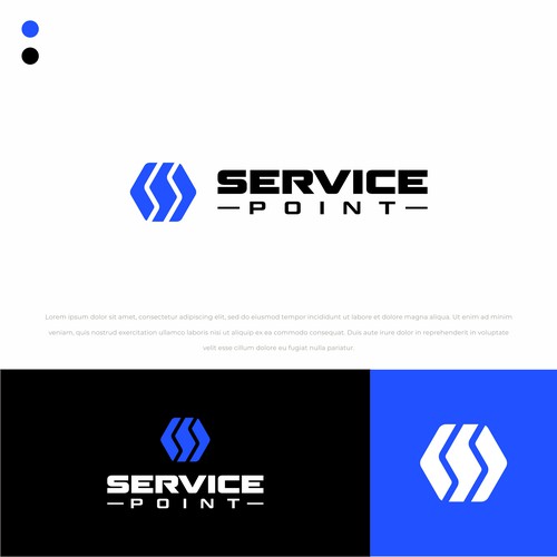 Service Point - Create New Logo and Brand Identity Design by Art_Tam