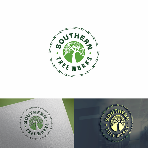 sleek and professional logo for a tree business Design by I. Haris