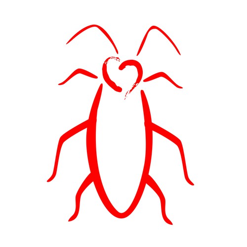 Long live the roaches…help design a simple “roach” logo that has a heart. Design by GWINCHY