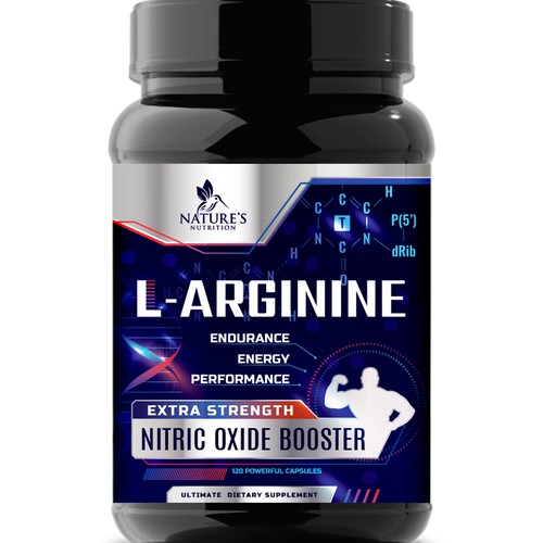 Powerful L-Arginine Capsules Design Needed for Nature's Nutrition Design von Wfemme