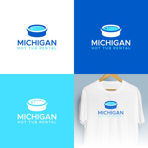 Michigan Hot Tub Rental Logo Design Contest Design by ekhodgm