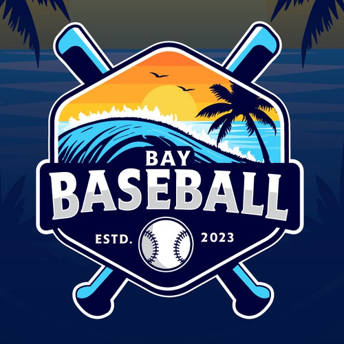 Bay Baseball - Logo Réalisé par Agenciagraf