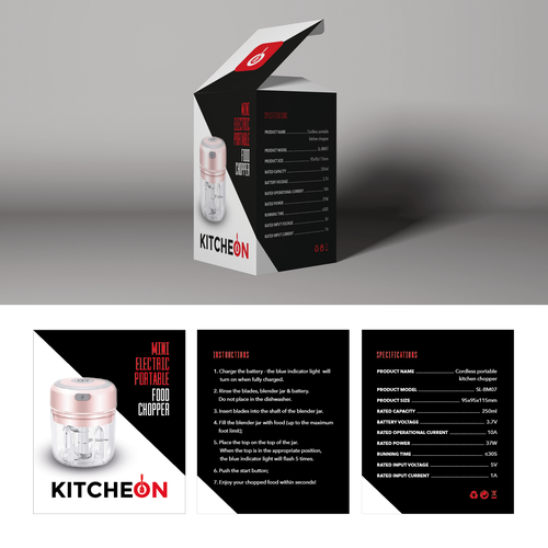 Love to cook? Design product packaging for a must have kitchen accessory! Design by Kat.Fil