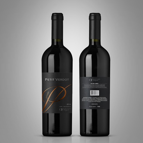 Design a new wine label for our new California red wine... Diseño de Byteripper