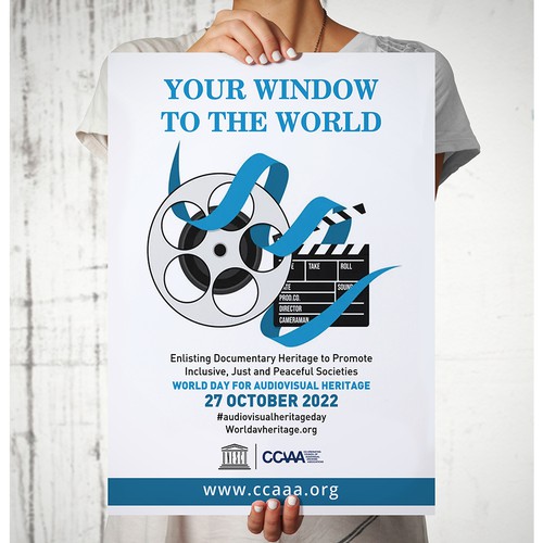 Poster Design for a worldwide audiovisual event Design von Xnine