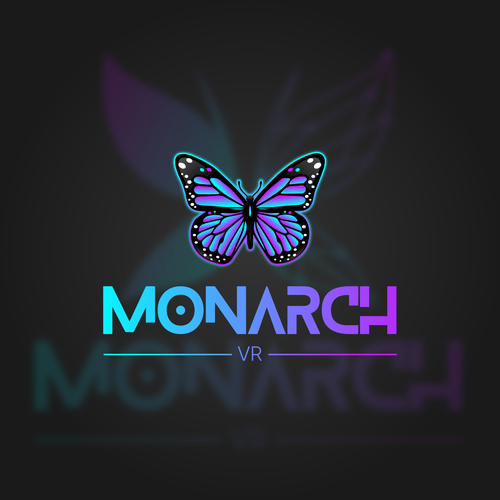 Design a fun, modern logo for a VR game featuring the Monarch Butterfly Design by Kris1923