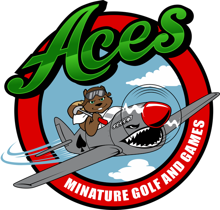 Create the next logo for ACES Miniature Golf and Games Logo design