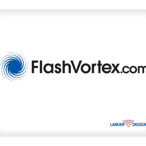 FlashVortex.com logo Design by Victor Langer