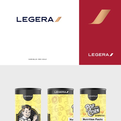 Logos Project - LEGERA - confectionary &  cereals category Design by Bea1990