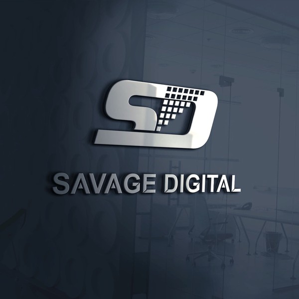 Design by Andre_bwid titled "Bold Logo concept for Savage Digital"