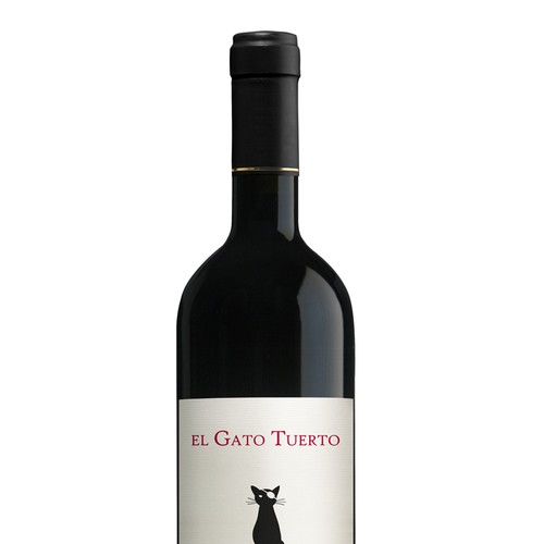 Wine Label - El Gato Tuerto Design by virunga