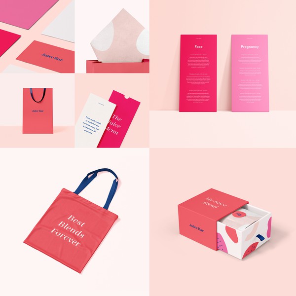 Design by OffGrid titled "Juice Bar Branding Concept"