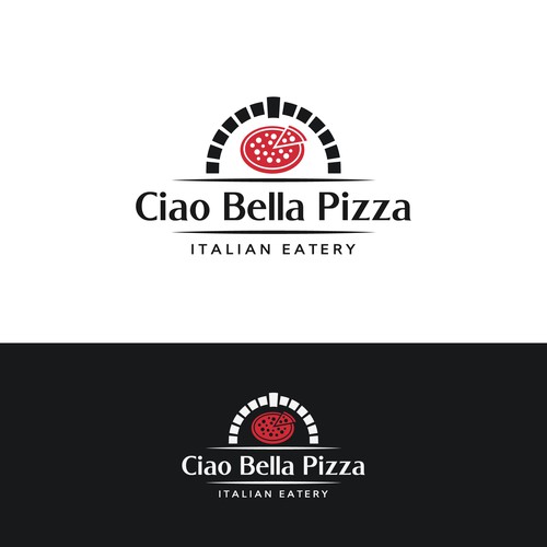 Ciao Bella Pizza Logo Design by desi9nart