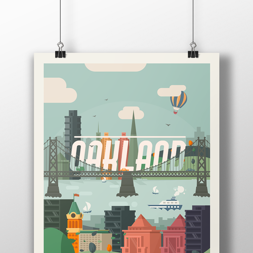 Community Contest: Create a great poster for 99designs' new Oakland office (MULTIPLE WINNERS!) Design por iGreg