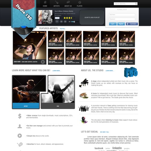 Help Studio120 with a new website design Design por ElvisChristian