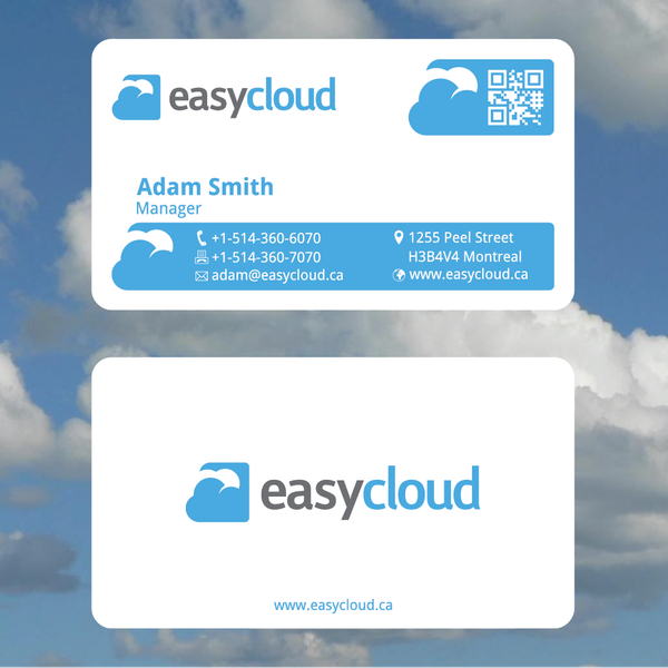 New business card wanted for Easycloud