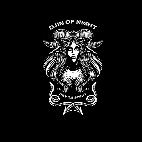 DJIN OF NIGHT (GIN) Design por kil_pixel