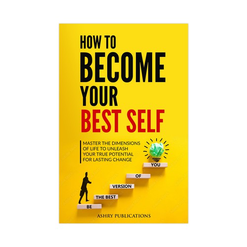 Book Cover: How To Become Your Best Self Design by Retina99