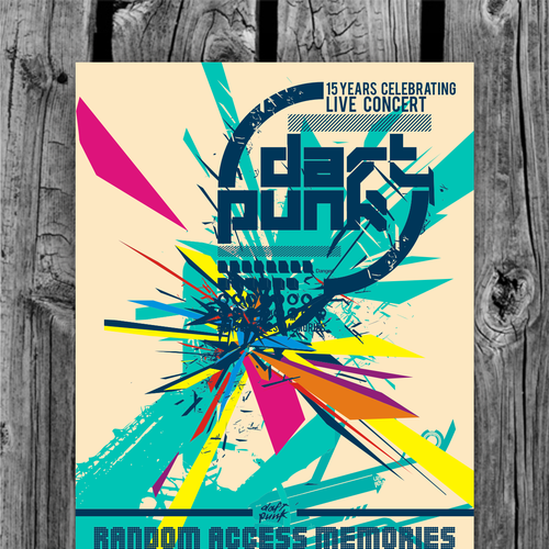 99designs community contest: create a Daft Punk concert poster Design por DLVASTF ™