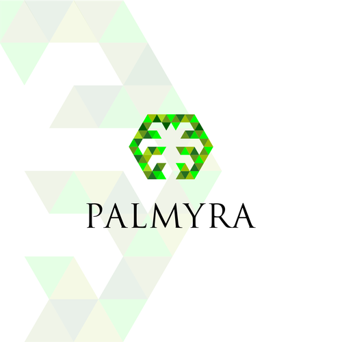 Palmyra Logo Context - Mix of History and Technology Design by icaluddin