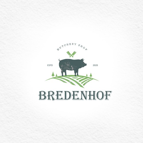 New but classy Logo for our sustainable Butchery, a family buissness! Design by HANUMAN_VIJAY