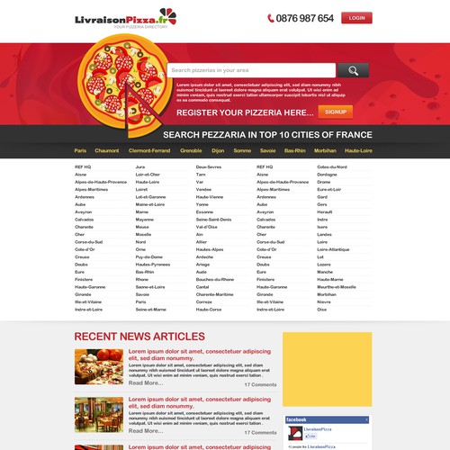 Web page design contest entry by Technology Wisdom