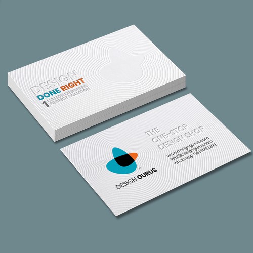 Business Card for DesignGurus.com Diseño de fastdesign86