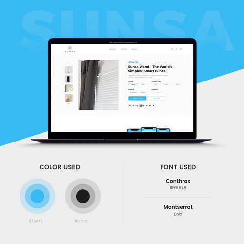 Shopify Design for New Smart Home Product! Ontwerp door Abbram