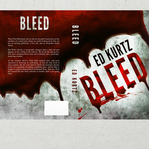 Simple, Crisp, Bloody - Horror Book Cover Design by Biserka Design