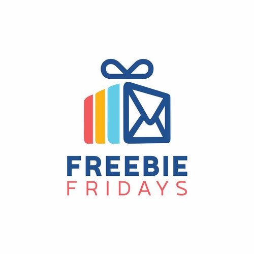 Freebie Fridays - Fun Modern Logo that grabs attention! :) Design by industrial brain ltd