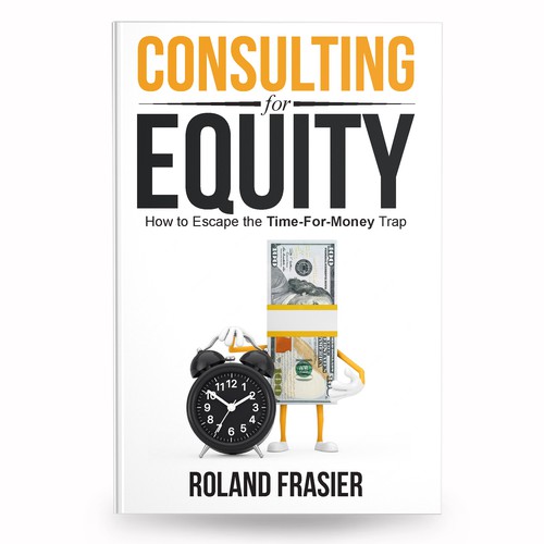 Consulting For Equity Book Cover Diseño de anisha umělec