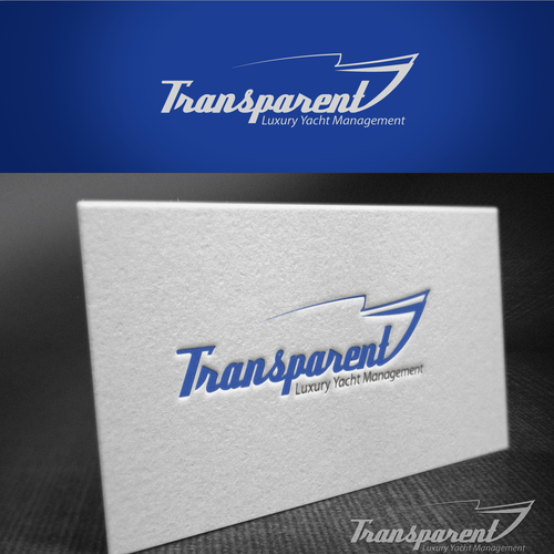 logo for TRANSPARENT Luxury Yacht Management Design by ✱afreena✱