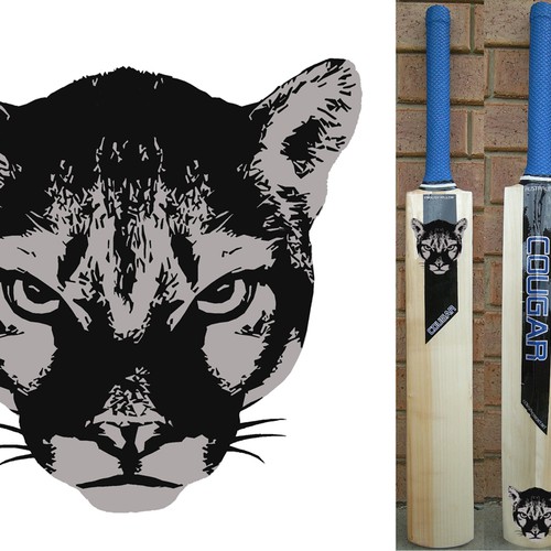 Design a Cricket Bat label for Cougar Cricket Ontwerp door Sasa.zekonja