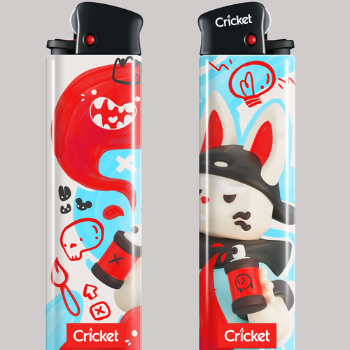 Create illustrations for a limited collection of Cricket Lighters (Multiple Winners) Design by Ketsuryh