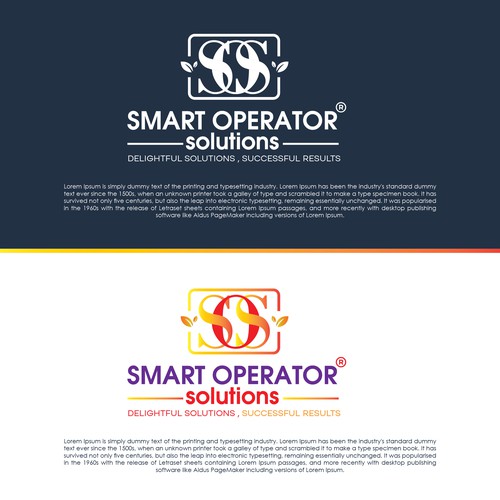 SOS, Smart Operator Solutions logo design Design by multigraphicz™
