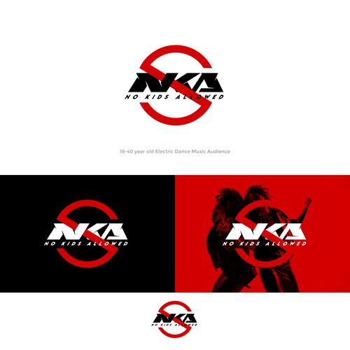 DJ Name Logo Needed for Marketing- NKA (No Kids Allowed) Design by chilibrand