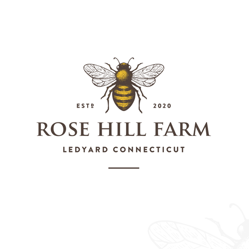 Historic New England Farm producing elegant honey ISO a legacy worthy logo Design by Zvucifantasticno