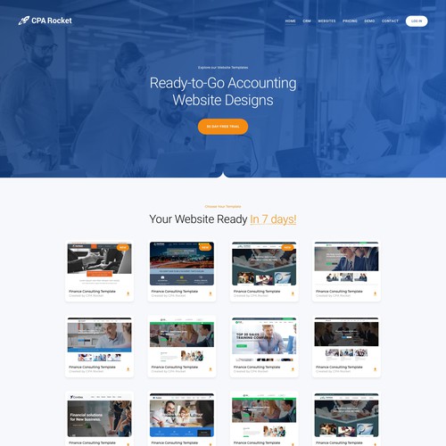 Website Design for our Accounting CRM Software Design von keilaMaria