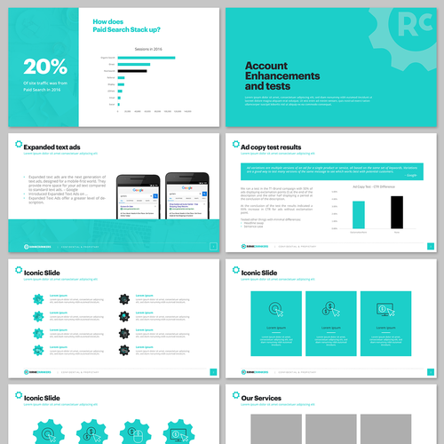 Ad agency needs new PPT design Design by rendydjox