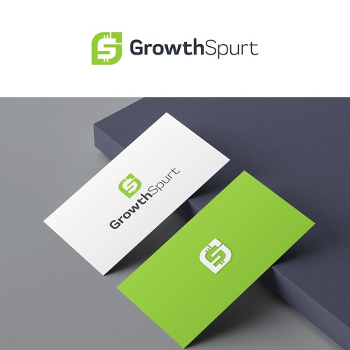 A strong, dynamic, but simple logo that represents business growth Design by John3:16✅