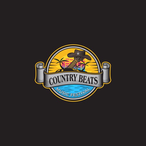 Iconic logo for iconic event for country music festivals in Florida Design by eRsiti_Art
