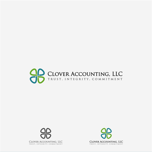 Designs Create clean and sophisticated four leaf clover image for