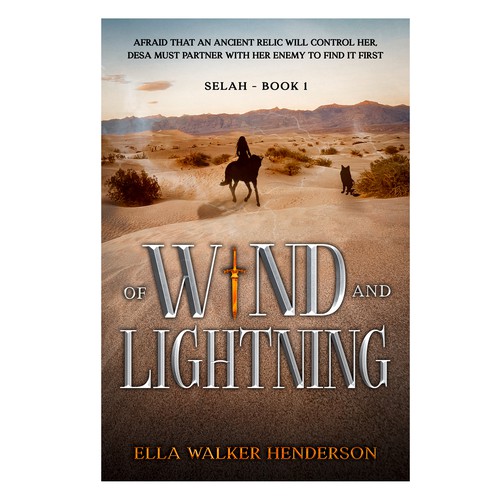 Fantasy book cover design Design by Anastasia Brenych