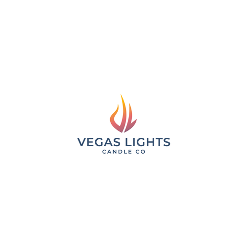 Design a modern fun logo for a candle company in Las Vegas Design by aldams
