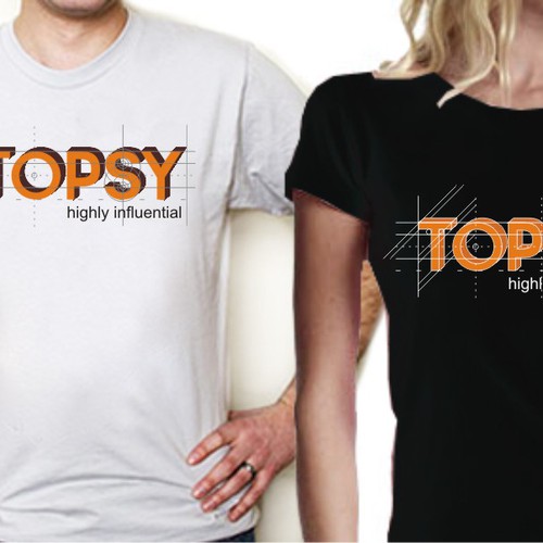 T-shirt for Topsy Ontwerp door crizantemart
