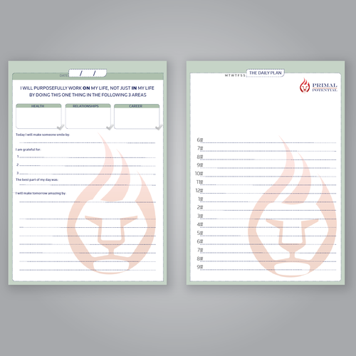 Custom Journal Page Design by Mila K