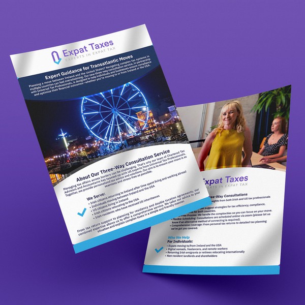 Flyer Design - Expat Taxes