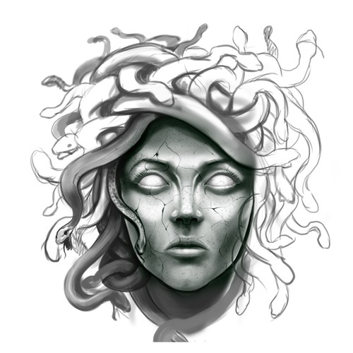 MEDUSA TATTOO Design by saisxy16