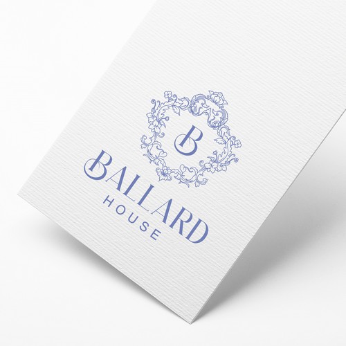 Design a classy logo for a historical home to become wedding venue! Design by moon.design